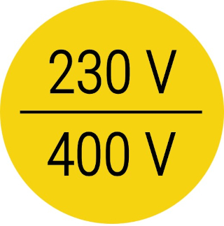230 / 400 V