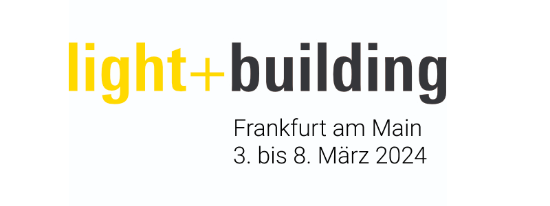 Logo der Messe Light + Building, Frankfurt am Main, 3. bis 8. März 2024